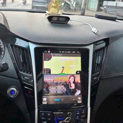 Lắp đặt màn hình android Tesla cho Sonata