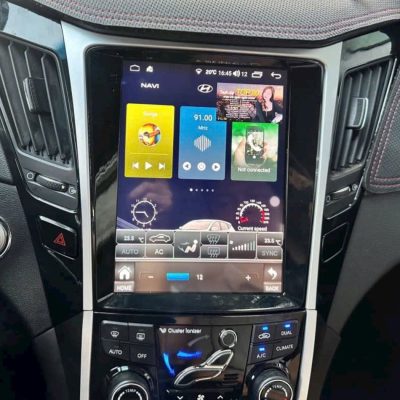 Lắp đặt màn hình android Tesla cho Sonata