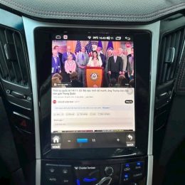 Lắp đặt màn hình android Tesla cho Sonata