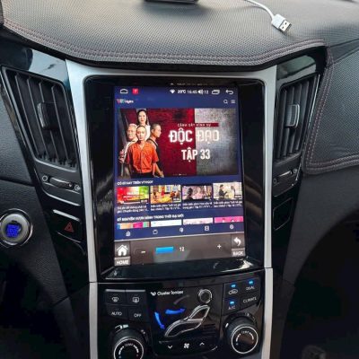 Lắp đặt màn hình android Tesla cho Sonata
