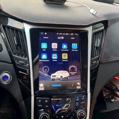 Lắp đặt màn hình android Tesla cho Sonata
