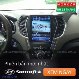 Màn hình Tesla cho xe Hyundai SantaFe 2013-2017