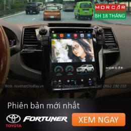 Màn hình Tesla cho xe Toyota Fortuner 2007-2015