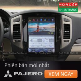 Màn hình Tesla xe Mitsubishi Pajero 2006-2015