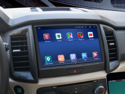 Màn hình android xe Ford Ranger 2016-2021 - Hình ảnh 3