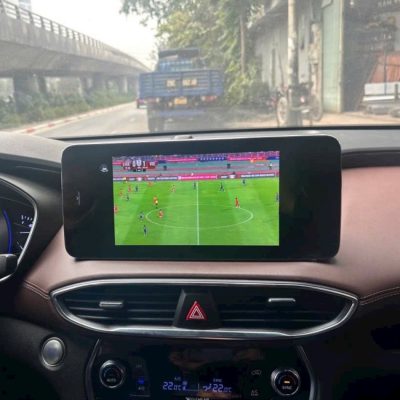Lắp đặt Màn hình android 12.3 inch cho Santafe