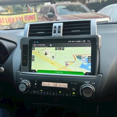 Lắp đặt màn hình android Toyota Prado