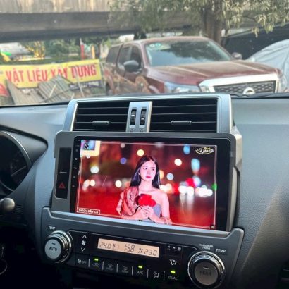 Lắp đặt màn hình android Toyota Prado