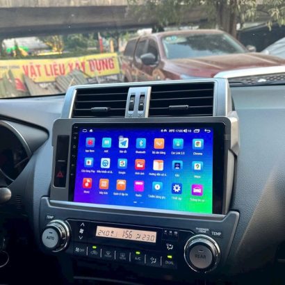Lắp đặt màn hình android Toyota Prado