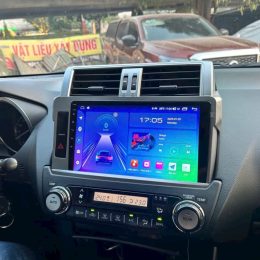 Lắp đặt màn hình android Toyota Prado