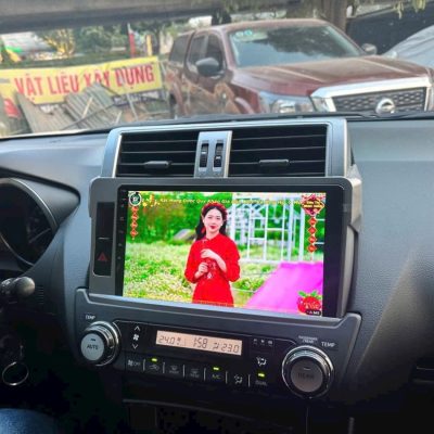 Lắp đặt màn hình android Toyota Prado