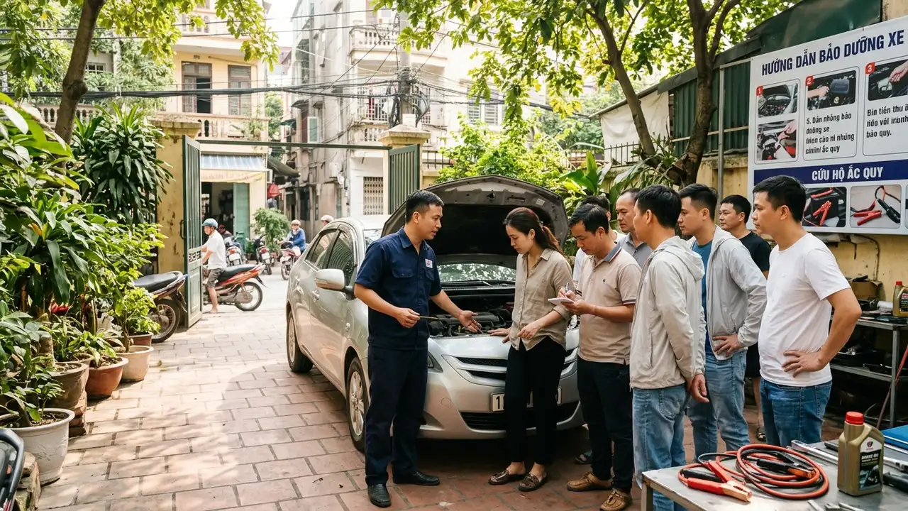 Buổi giao lưu offline hướng dẫn tự cứu hộ và bảo dưỡng xe OtoHome