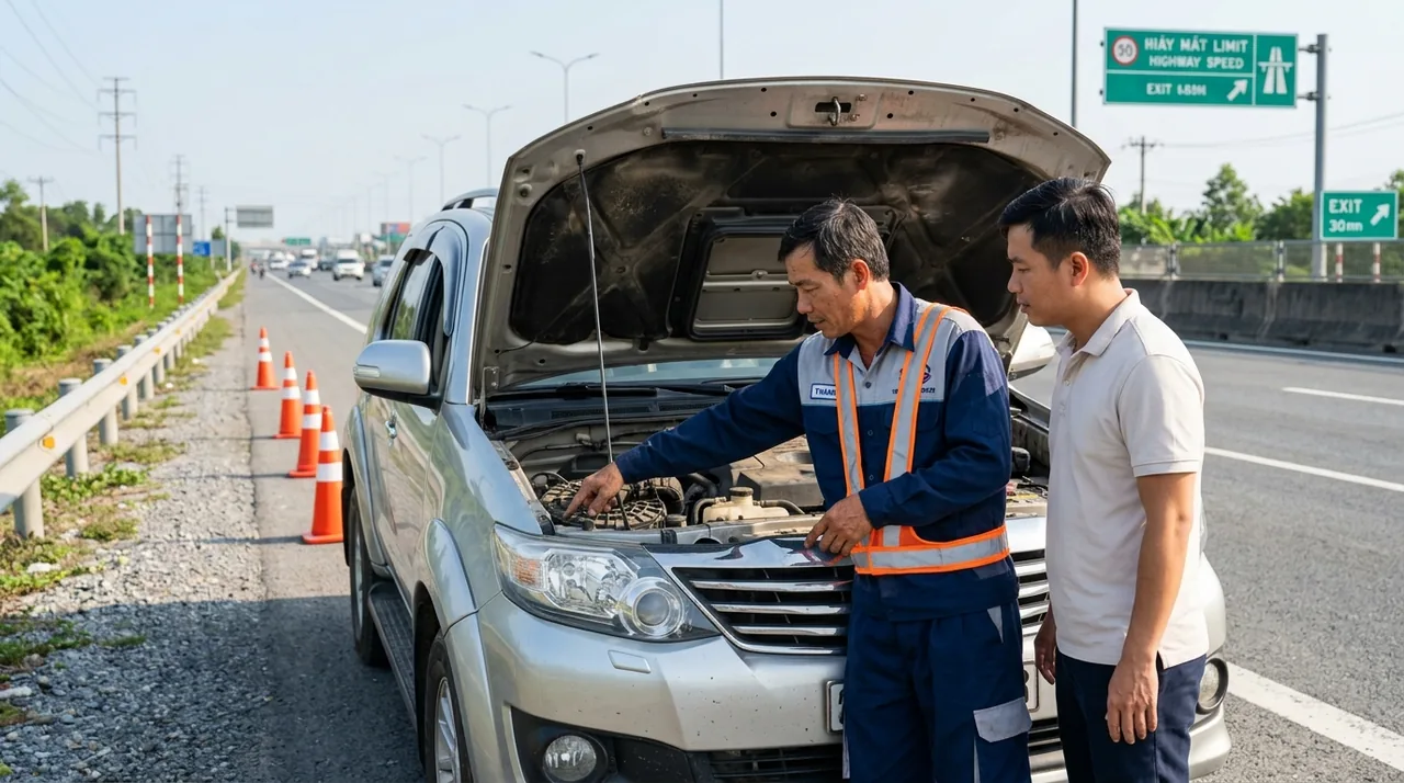 Đội ngũ cứu hộ sự cố dọc đường và cứu hộ cao tốc OtoHome 24/7