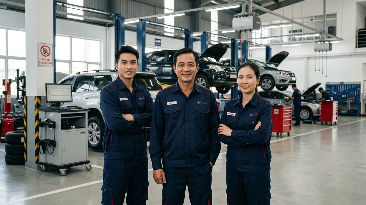 Đội ngũ kỹ thuật viên và cố vấn chuyên môn ô tô OtoHome